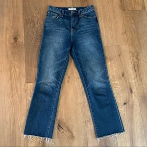 MADEWELL High Waisted Cropped Jeans